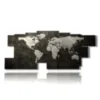 quadro mappa del mondo astratto - version: 13 pannelli 239x101cm