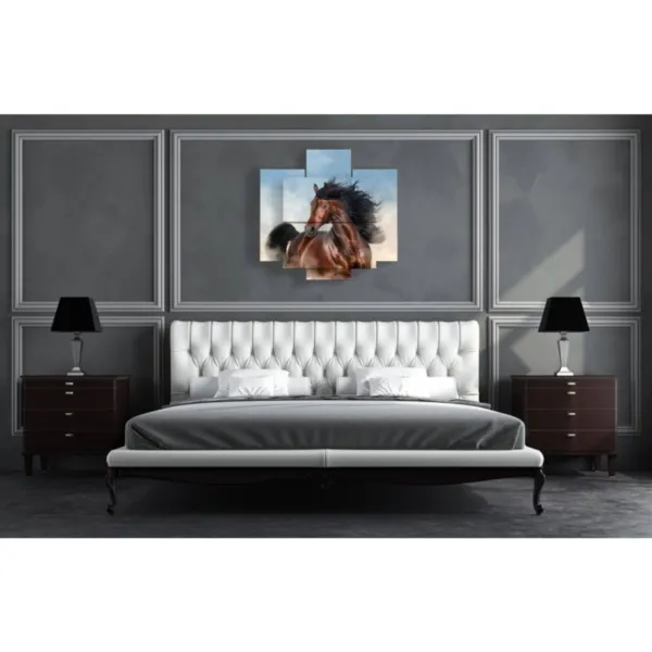 Affiche chevaux modernes