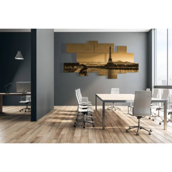 Sand-effect Paris prints