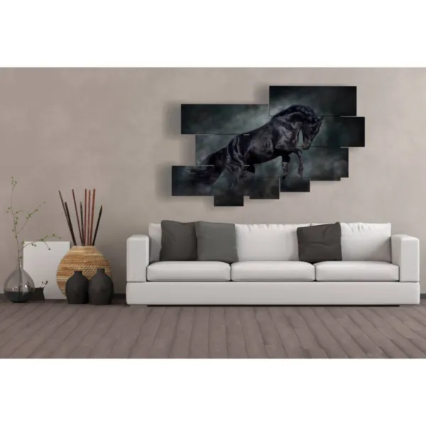 Black horse decorations