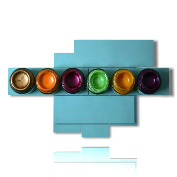 Abstract painting artwork