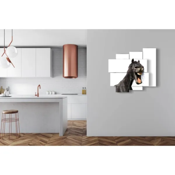 Original arabisches Gemälde mit Pferd