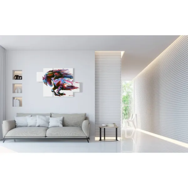 Cuadros, cuadrados, caballos.