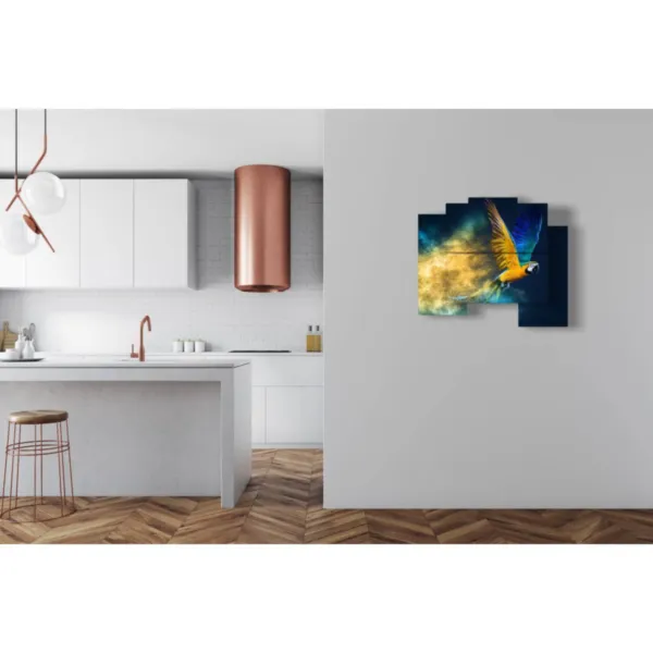 Modern parrots paintings