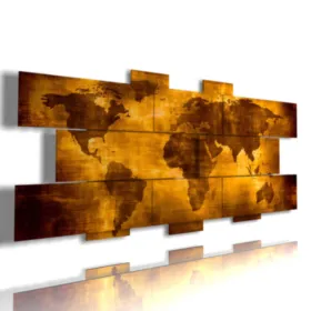 Modern paintings with an ancient world theme, canvas effect