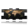bild goldene welt - version: 13 pannelli 233x107cm