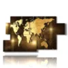 paintings modern world map - version: 7 pannelli 157x90cm
