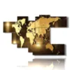paintings modern world map - version: 7 pannelli 171x108cm