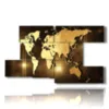 paintings modern world map - version: 8 pannelli 173x100cm