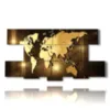 paintings modern world map - version: 8 pannelli 186x97cm