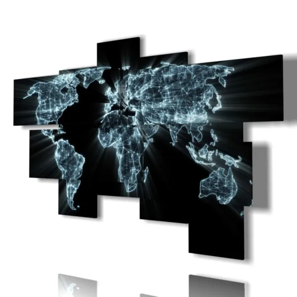 Print the world map.