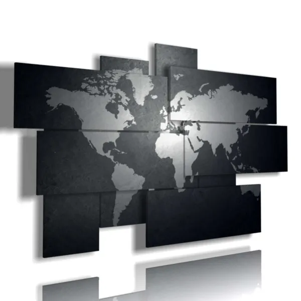 Black and white world paintings