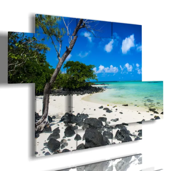 tableaux paysages mer Maurice