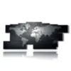 black and white world paintings - version: 13 pannelli 239x101cm