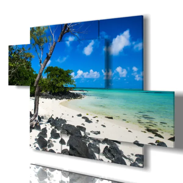 tableaux paysages plage