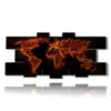 painting planisphere in the fire - version: 13 pannelli 233x107cm