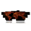 tableau planisphere en feu - version: 16 pannelli 293x107cm