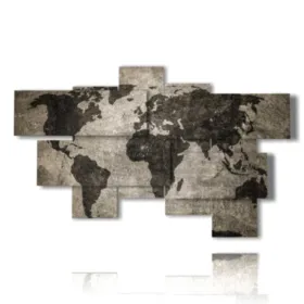 Modulare Weltkartenbilder