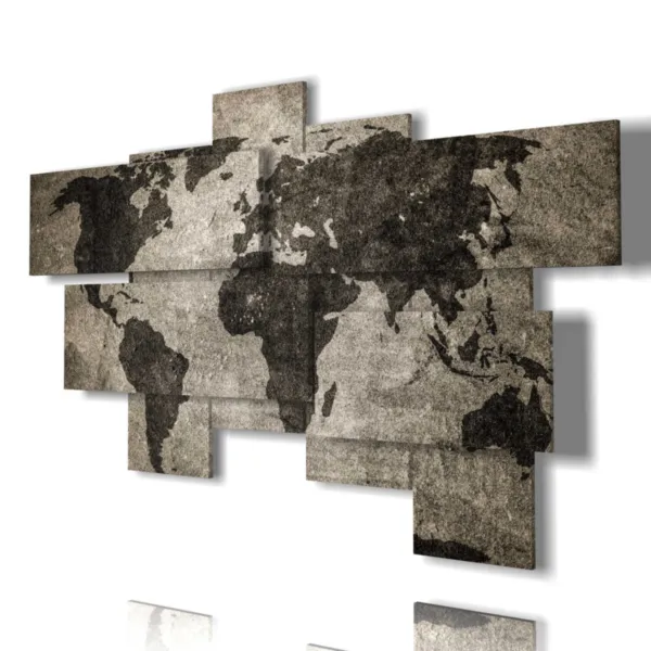 quadri mappamondo componibili