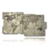 tableau monde gris antique - version: 10 pannelli 183x100cm