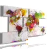 quadro con foto mappamondo geografico
