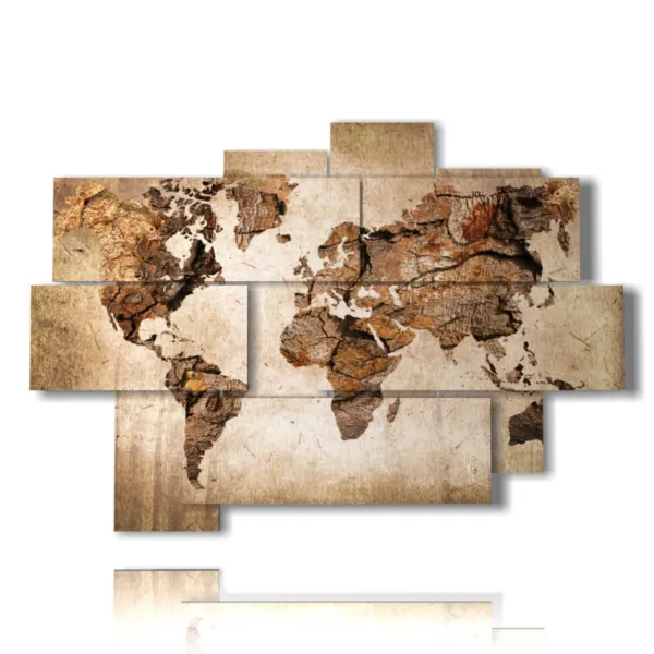 Tableaux avec un globe terrestre