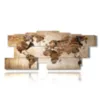 tableaux avec globe moderne - version: 13 pannelli 239x101cm