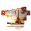tableau des gravures de la tour eiffel en automne - version: 7 pannelli 173x108cm