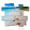 quadri mare isola caraibica con stelle marine - version: 14 pannelli 176x153cm