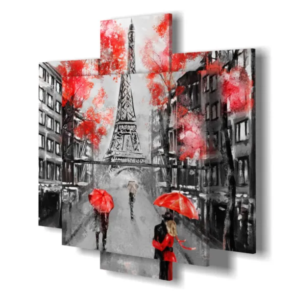 stampe Parigi sotto la pioggia