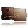 cuadro con corazon de chocolate - version: 10 pannelli 183x100cm