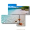 quadri mare isola caraibica con stelle marine - version: 4 pannelli 94x77cm