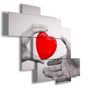 Cuadros con corazón en tránsito