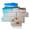 quadri mare isola caraibica con stelle marine - version: 13 pannelli 172x153cm