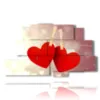 paintings hanging hearts - version: 9 pannelli 173x103cm