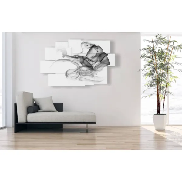 furniture, painting, woman