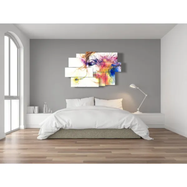 Toile abstraite de femme