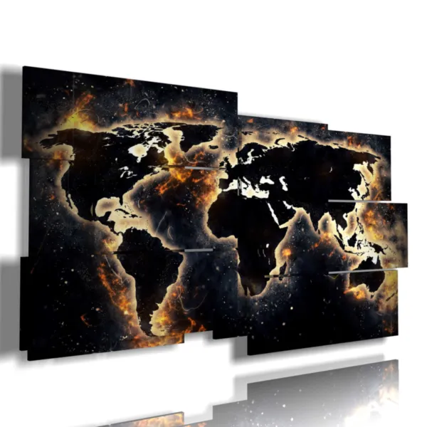 Gemälde der schwarzen Welt