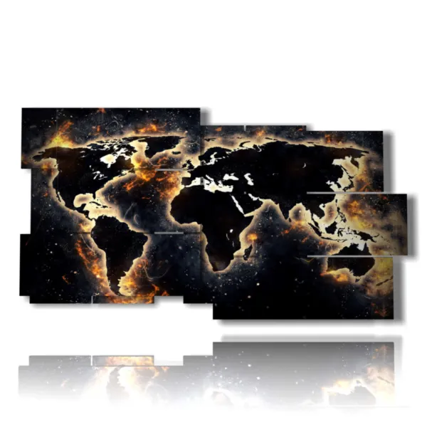 ''quadro mondo nero'' si traduce in tedesco come ''Bild der schw