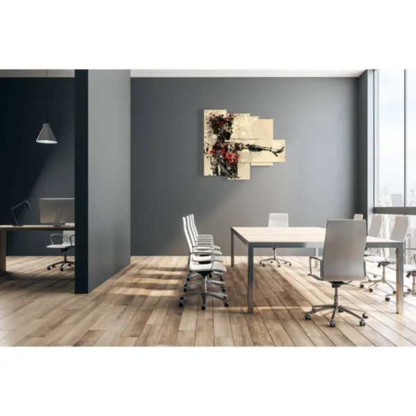 Gemälde, Frau, die tanzt, abstrakt