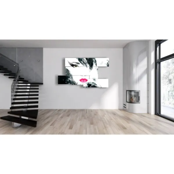 arte donne con piume nere