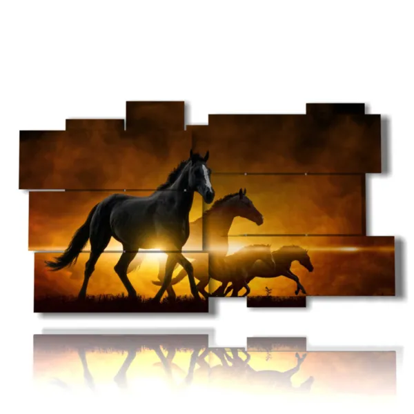 Modern paintings of horses