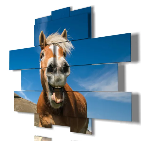 Modern prints with horses