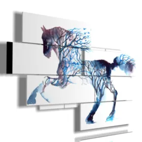 Tableaux de chevaux en course