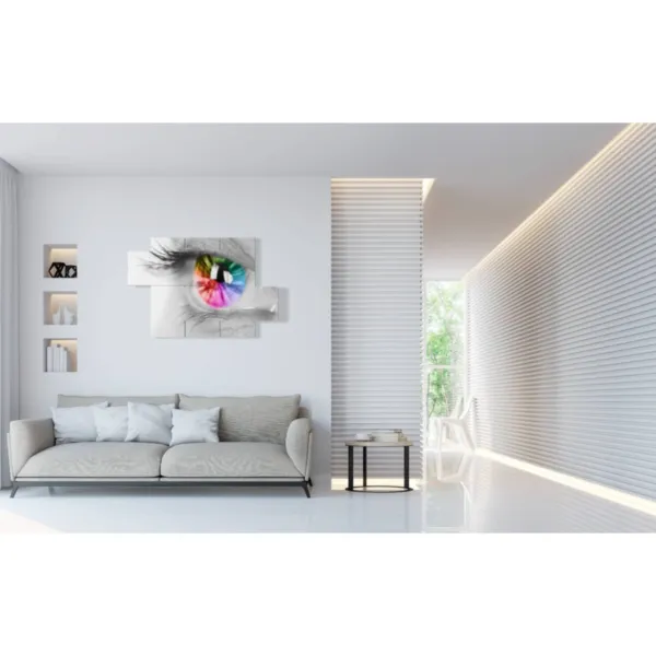 Minimalist black and white paintings of women