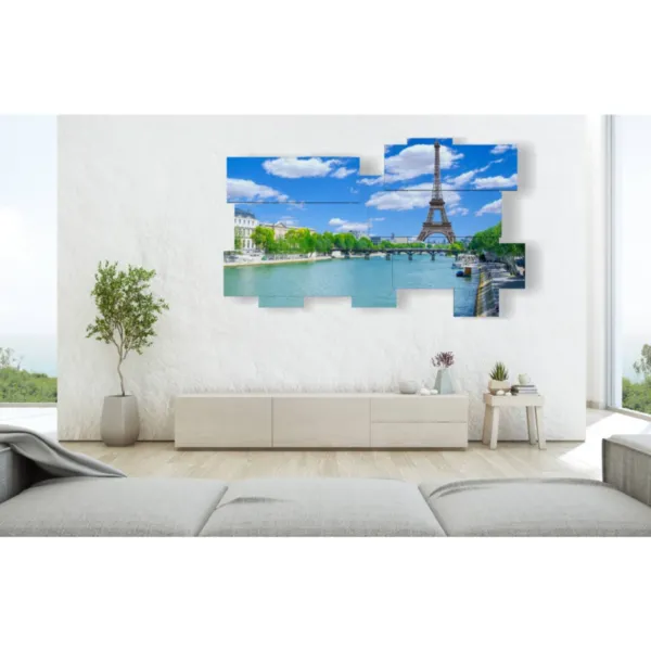 Gemälde von Paris, Eiffelturm bei Tag