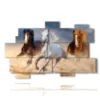 cuadros con caballos corriendo - version: 11 pannelli 182x115cm