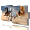 Cuadros de caballos galopando