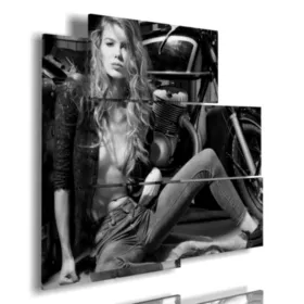 quadri moderni donne e motori