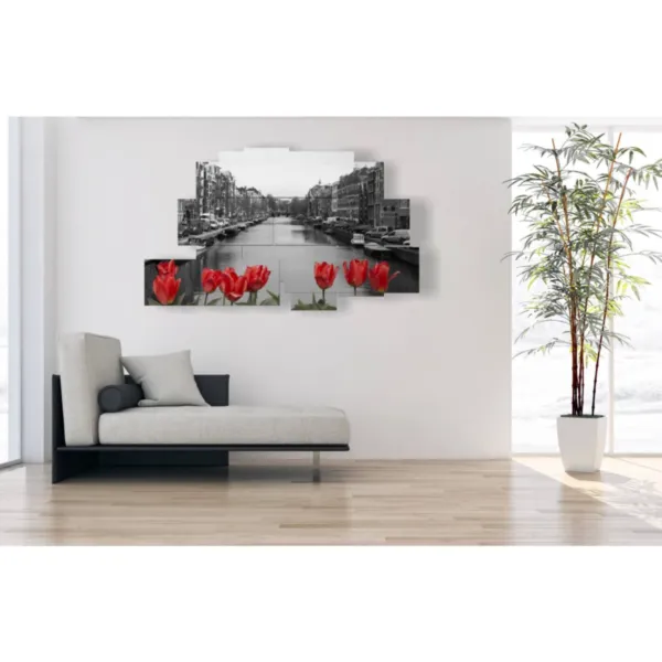 decorazioni Amsterdam bianco e nero